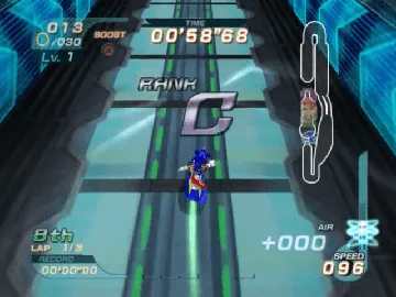 Sonic Riders screen shot game playing